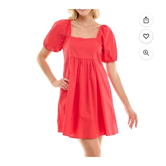 Draper James Dresses & Skirts - Draper James Puff Sleeve Dress – Red – Women's XXL – GUC